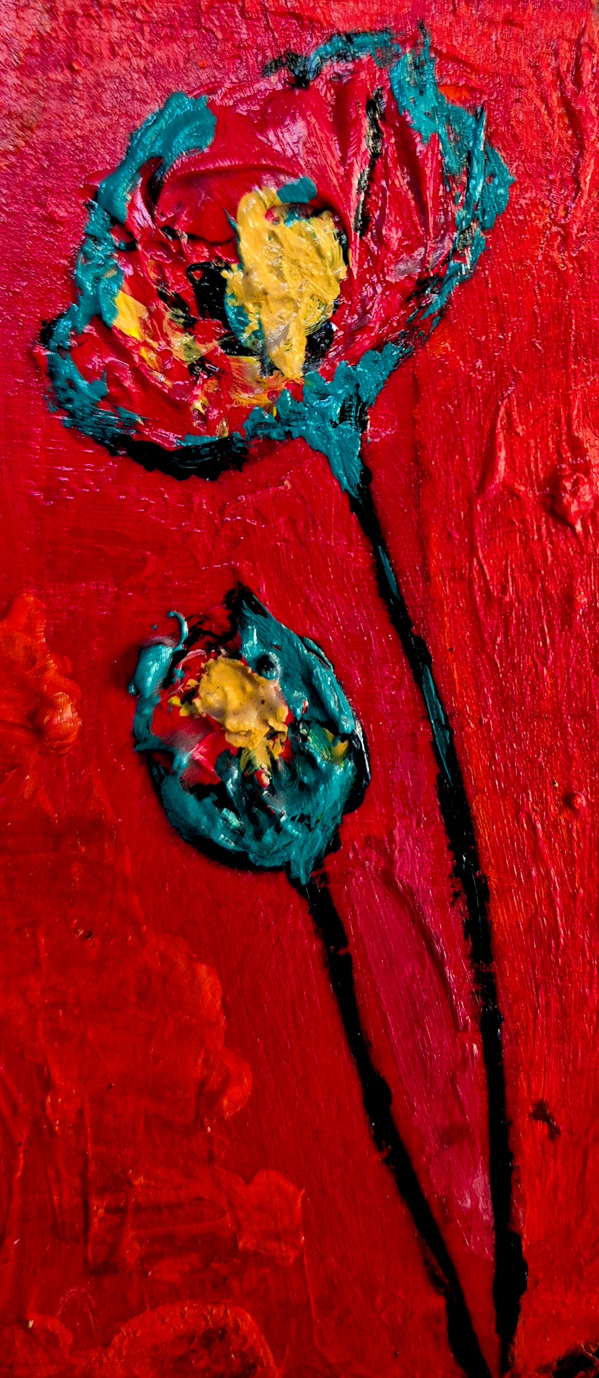 Série SONATE POUR UN COQUELICOT "La Dame aux Coquelicots"