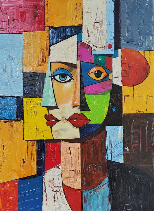 Série NEO-FEMMES "Dolores" Néo-Femme Polychrome