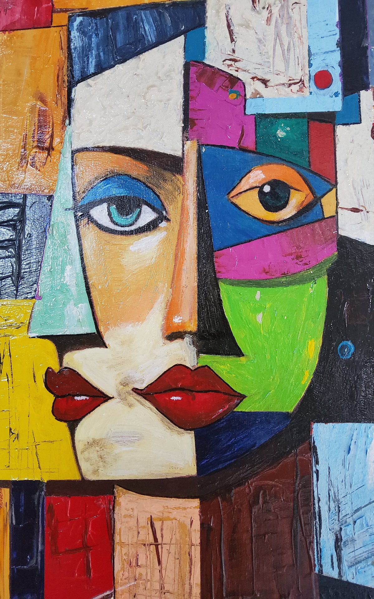 Série NEO-FEMMES "Dolores" Néo-Femme Polychrome