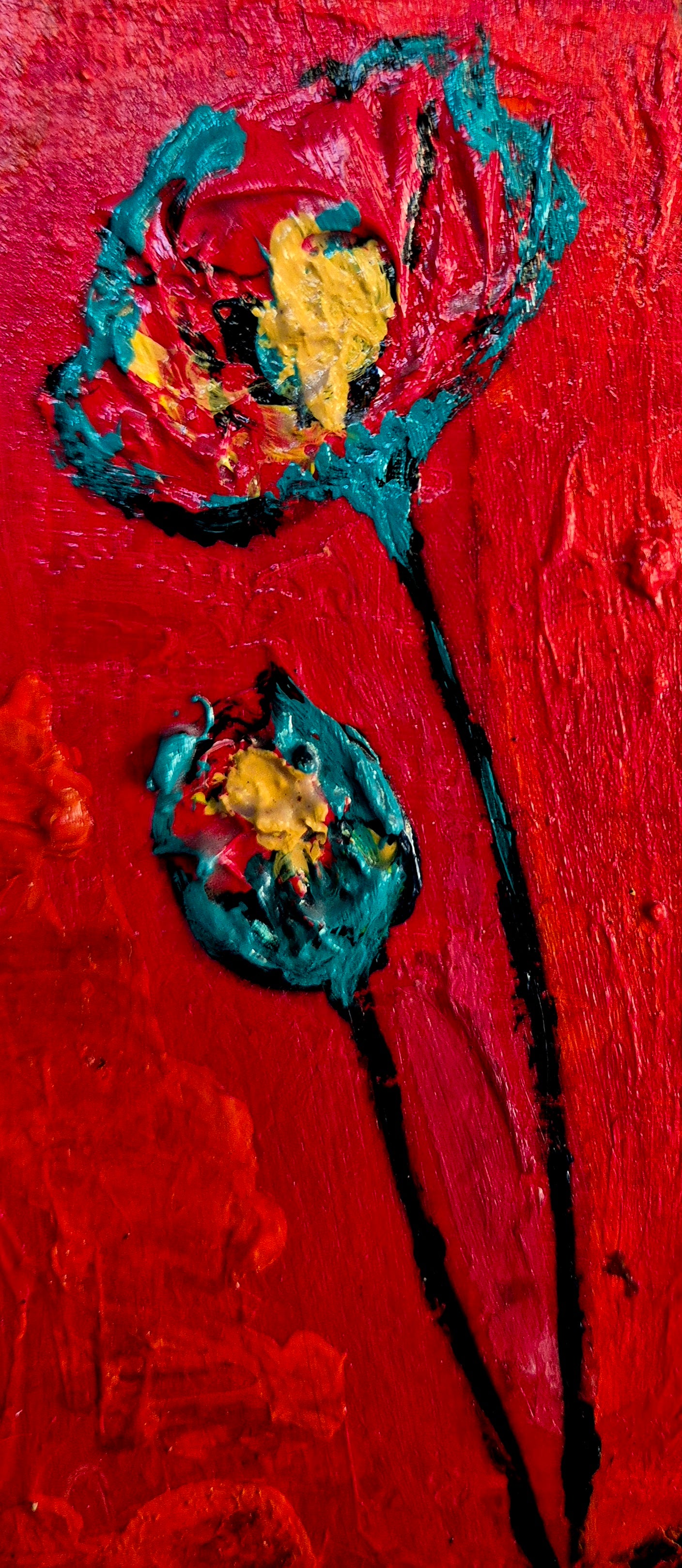 Série SONATE POUR UN COQUELICOT "La Dame aux Coquelicots"